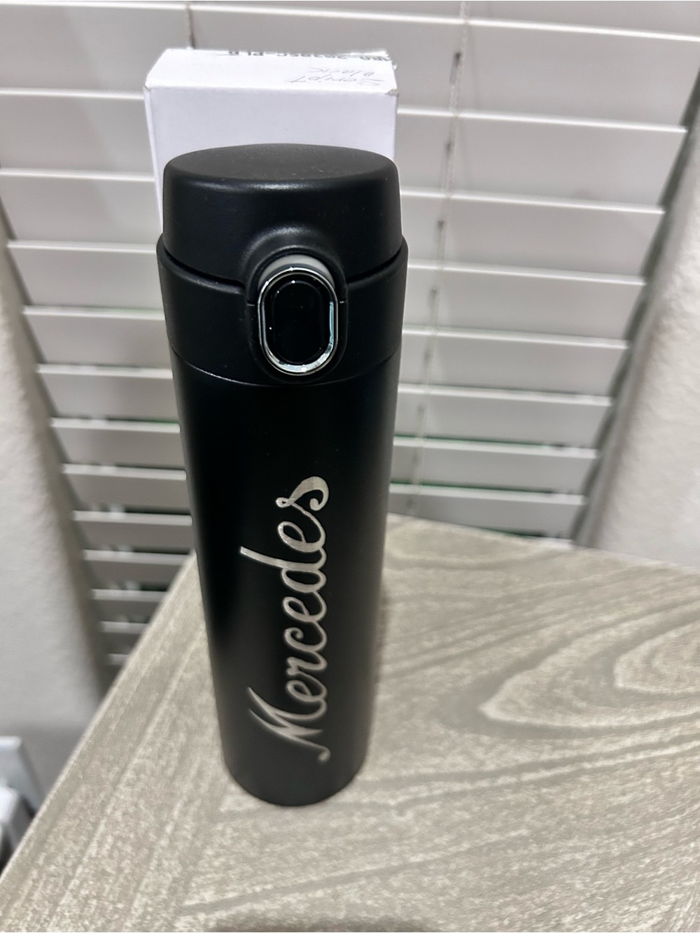Mercedes Black Insulated Travel Bottle